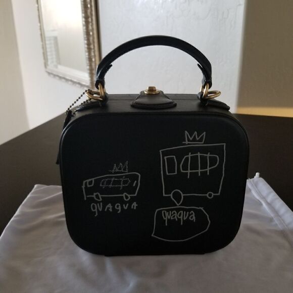 NWOT Coach Jean Michel Basquiat Square Box Bag - Picture 7 of 9
